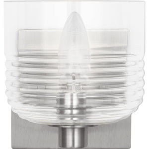 Lochdale Small Sconce Brushed Nickel - Visual Comfort Wall Lights