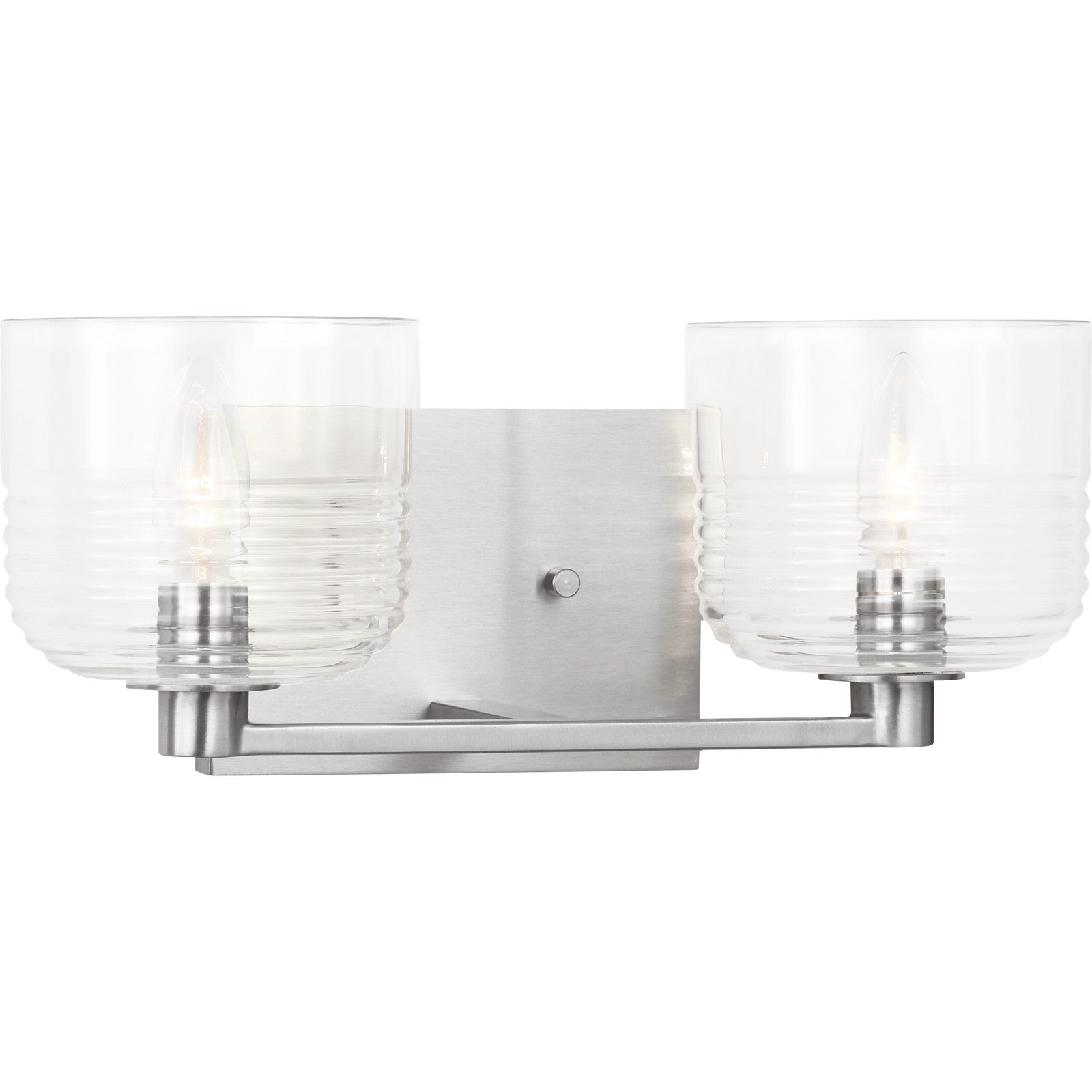 Lochdale Medium Vanity Brushed Nickel - Visual Comfort Wall Lights