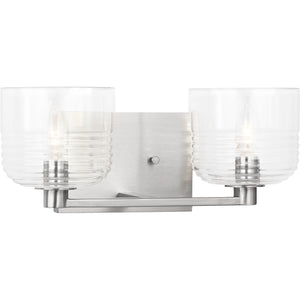 Lochdale Medium Vanity Brushed Nickel - Visual Comfort Wall Lights