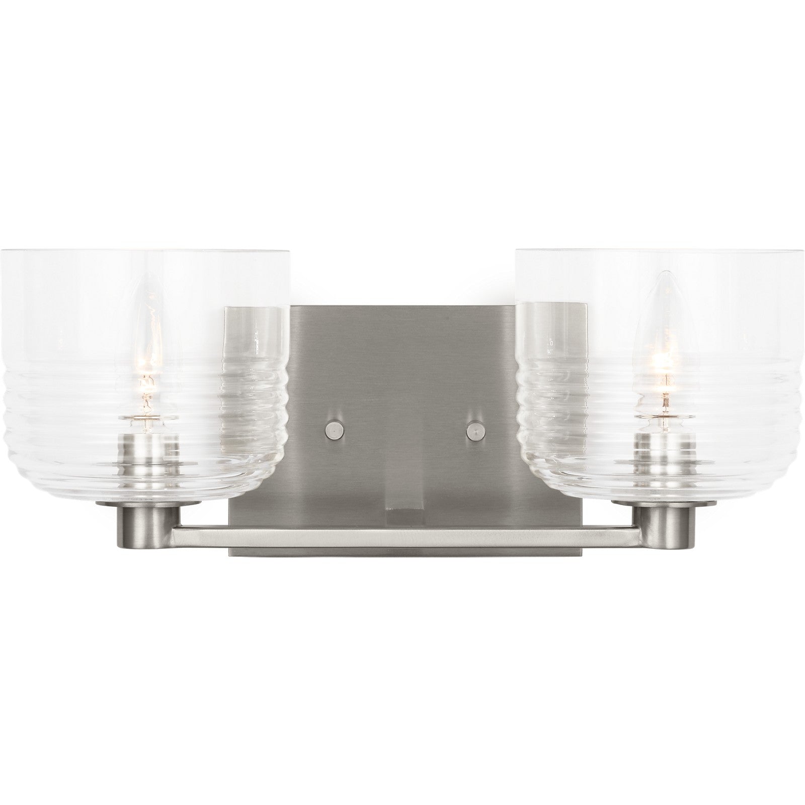 Lochdale Medium Vanity Brushed Nickel - Visual Comfort Wall Lights