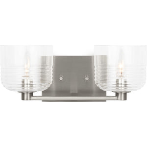 Lochdale Medium Vanity Brushed Nickel - Visual Comfort Wall Lights