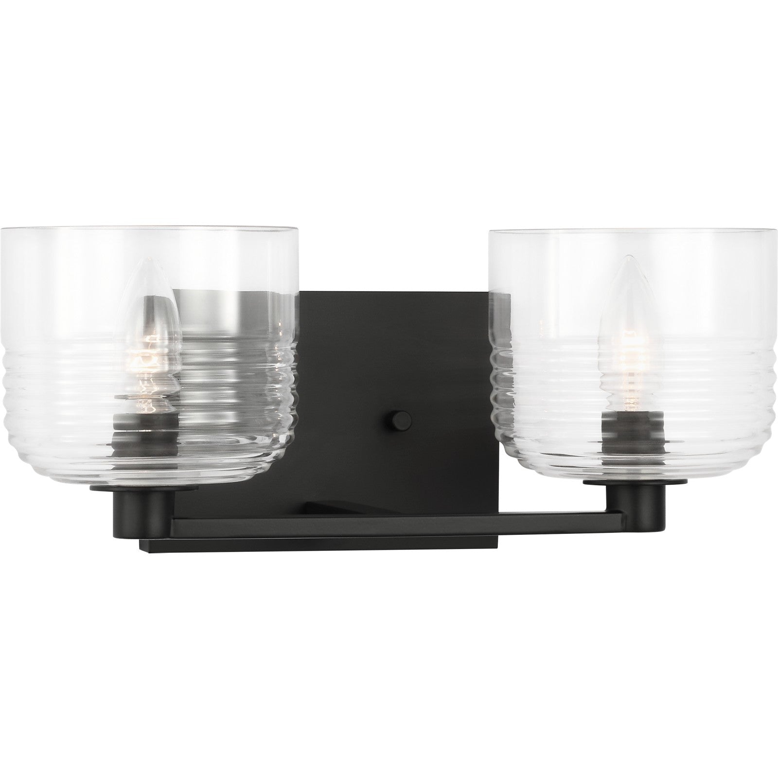 Lochdale Medium Vanity Brushed Nickel - Visual Comfort Wall Lights