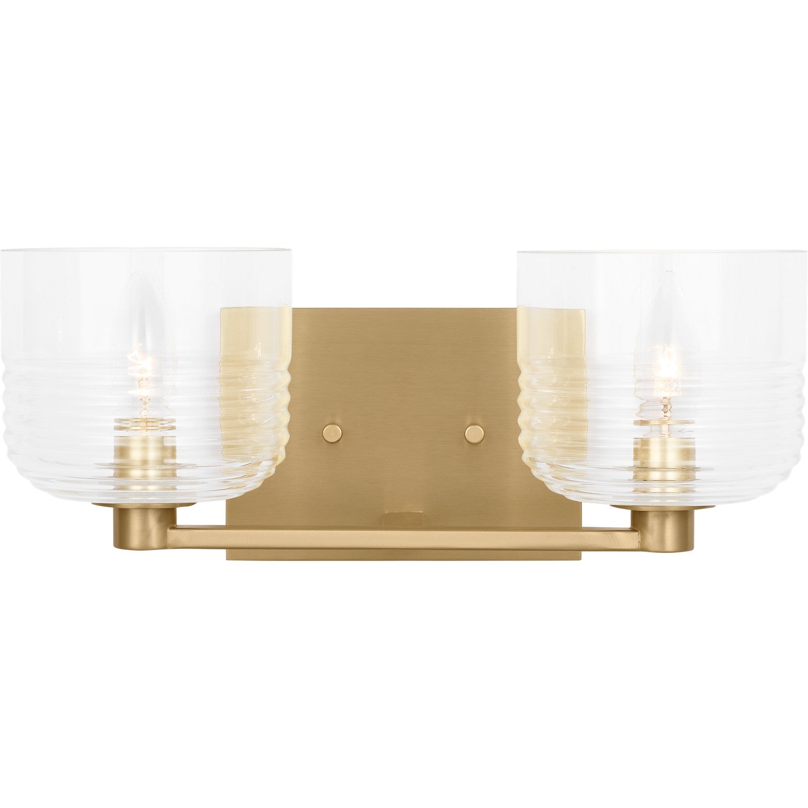 Lochdale Medium Vanity Brushed Nickel - Visual Comfort Wall Lights