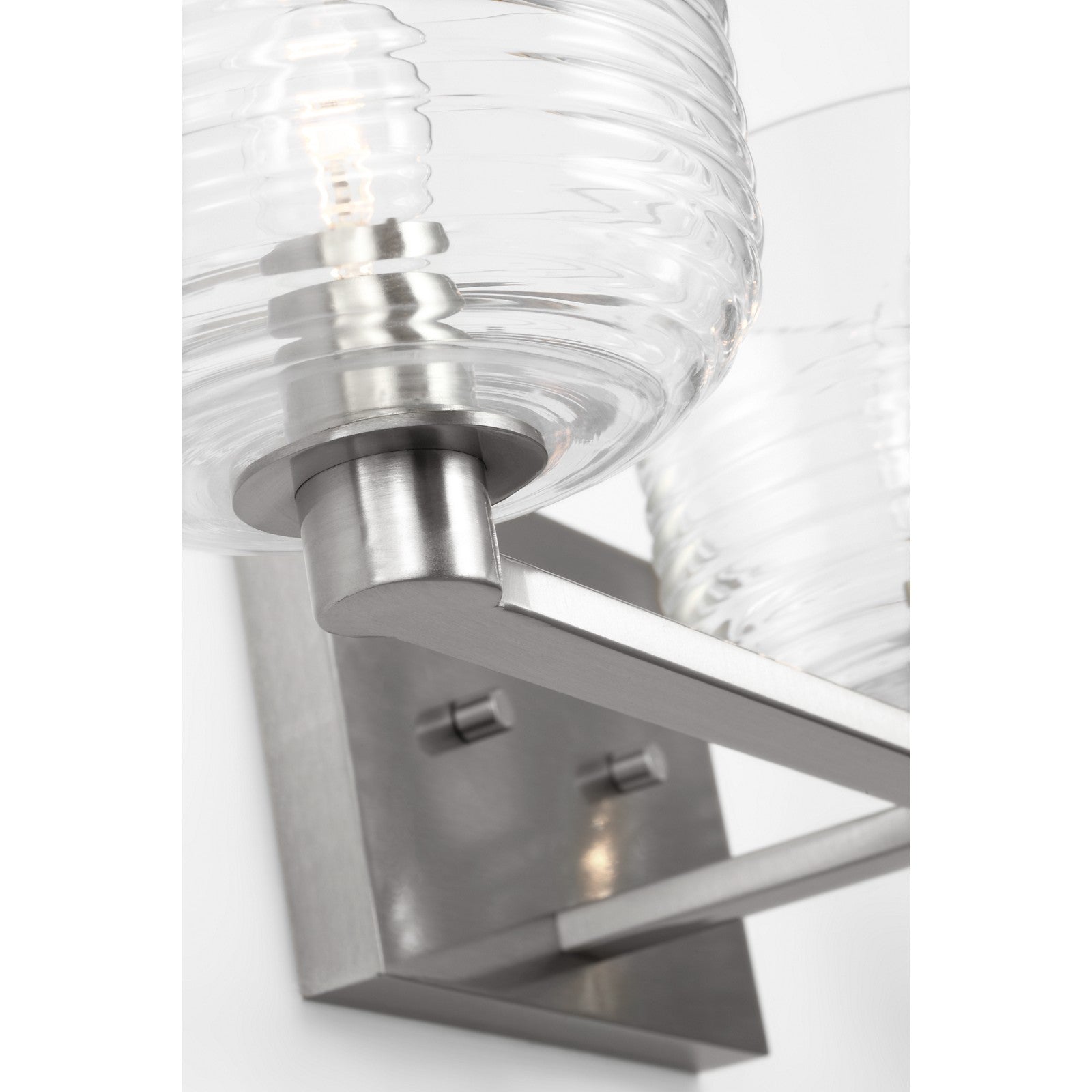 Lochdale Large Vanity Brushed Nickel - Visual Comfort Wall Lights