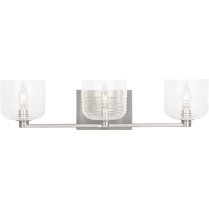 Lochdale Large Vanity Brushed Nickel - Visual Comfort Wall Lights