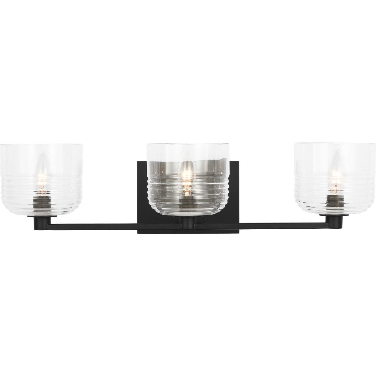 Lochdale Large Vanity Brushed Nickel - Visual Comfort Wall Lights