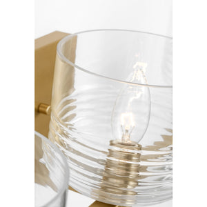 Lochdale Large Vanity Brushed Nickel - Visual Comfort Wall Lights