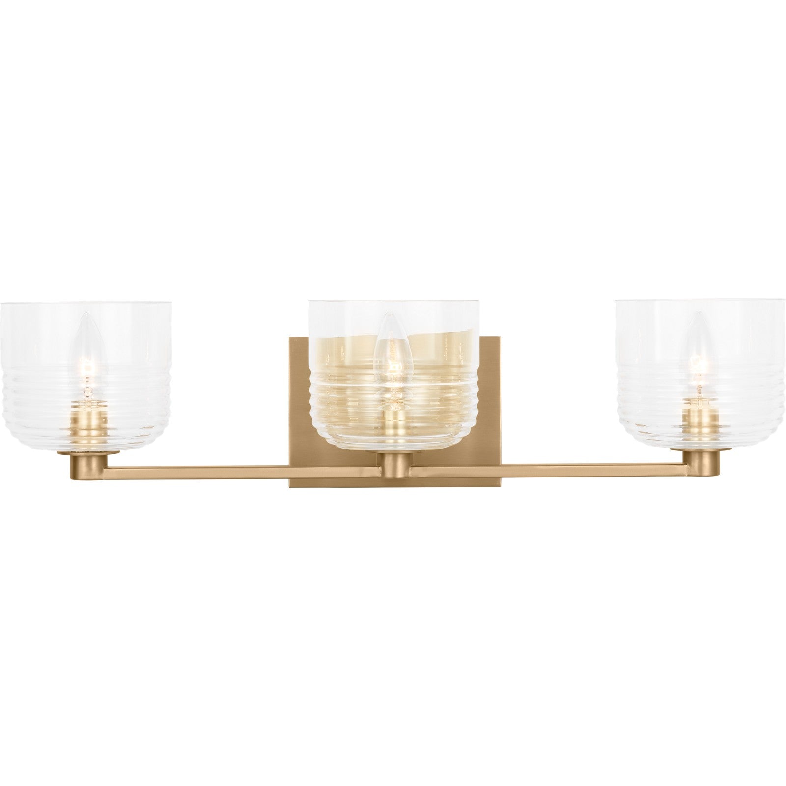 Lochdale Large Vanity Brushed Nickel - Visual Comfort Wall Lights