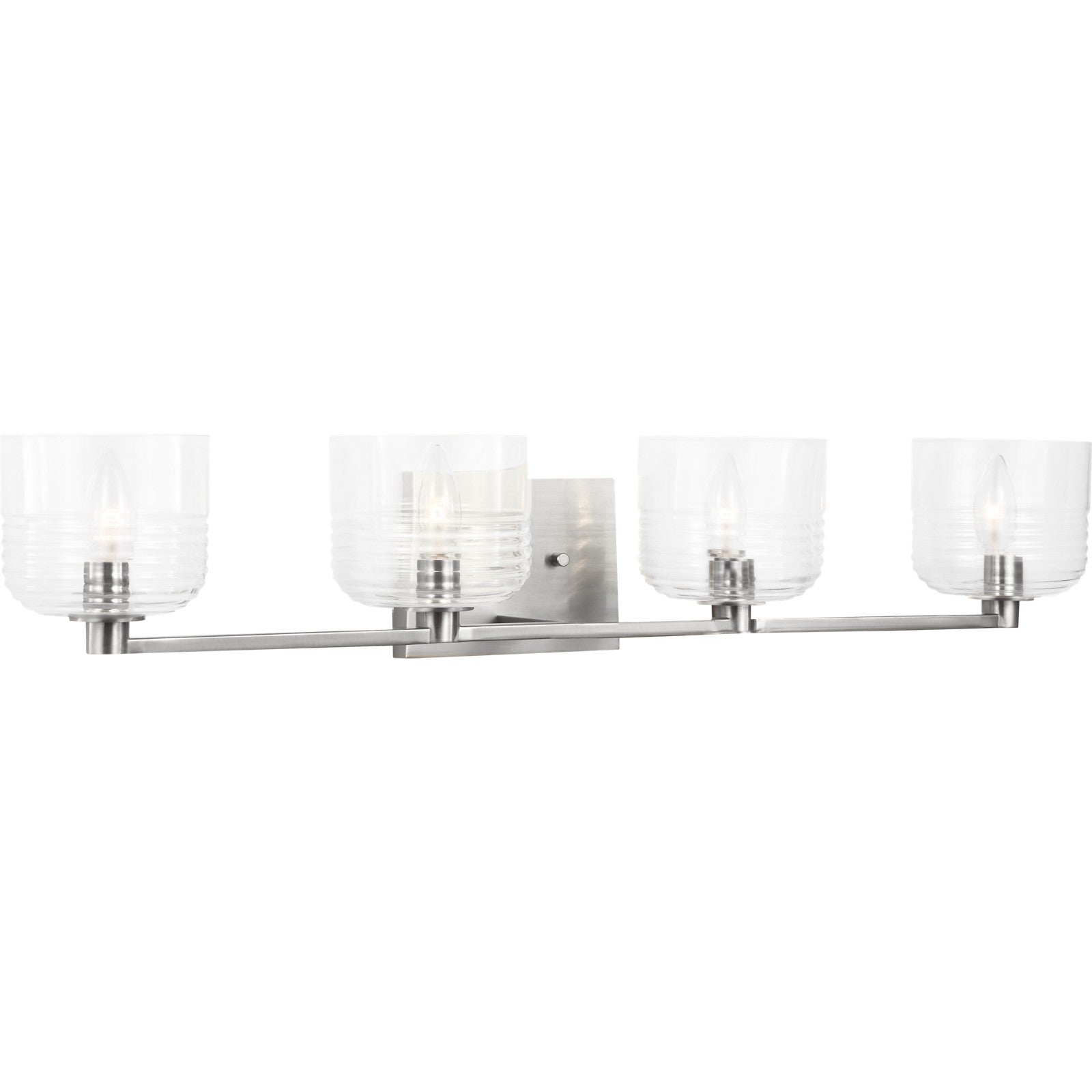 Lochdale Extra Large Vanity Brushed Nickel - Visual Comfort Wall Lights