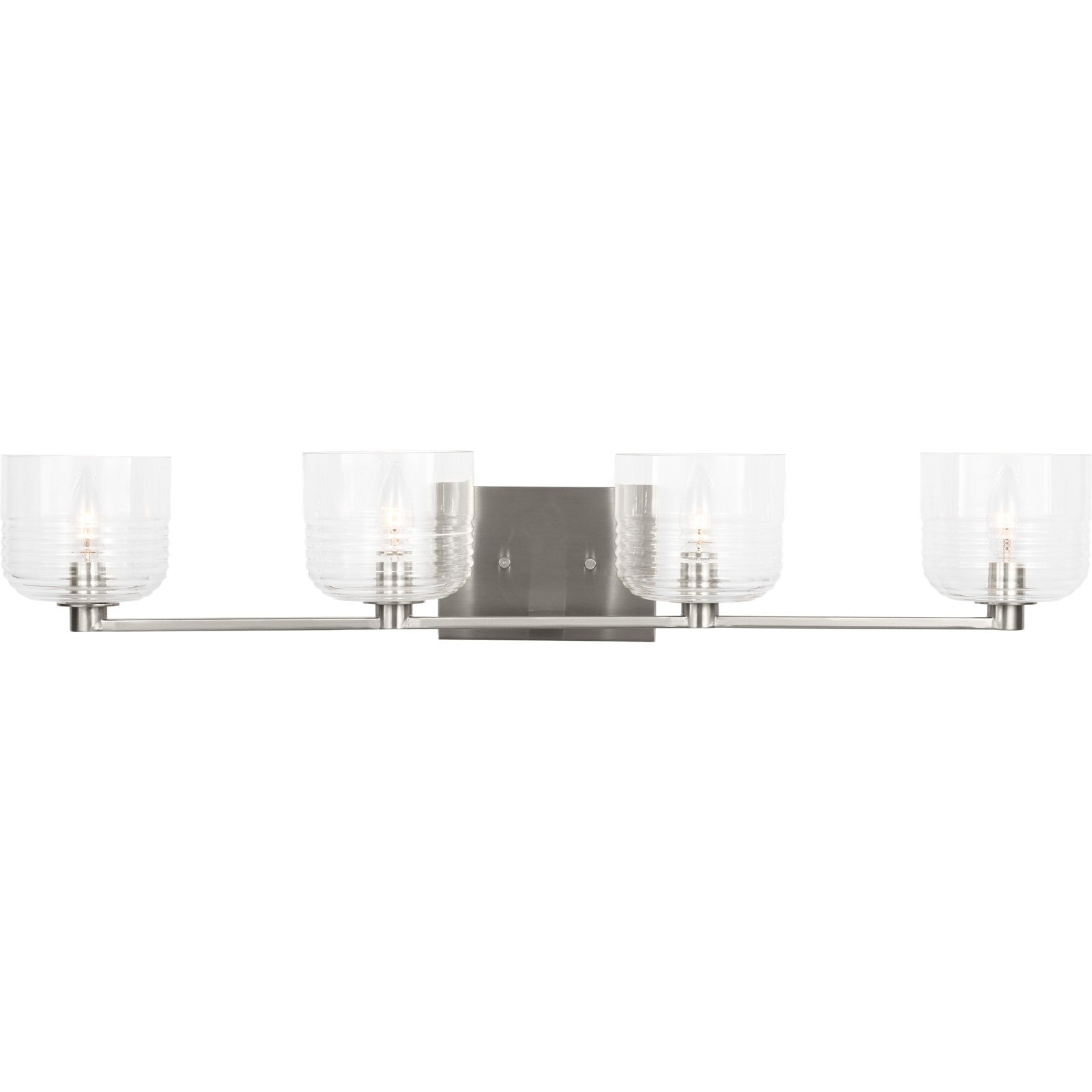 Lochdale Extra Large Vanity Brushed Nickel - Visual Comfort Wall Lights