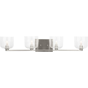 Lochdale Extra Large Vanity Brushed Nickel - Visual Comfort Wall Lights