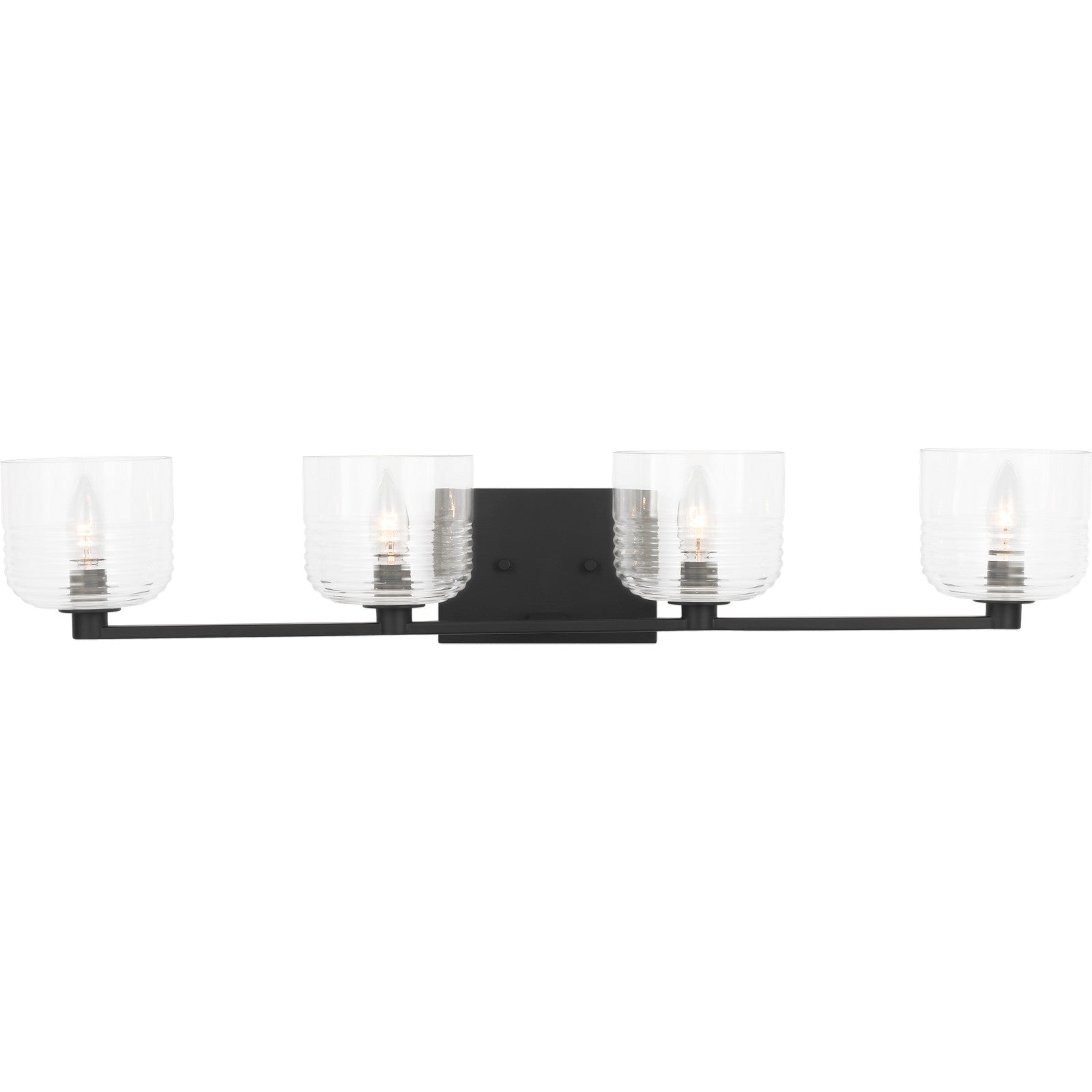 Lochdale Extra Large Vanity Brushed Nickel - Visual Comfort Wall Lights