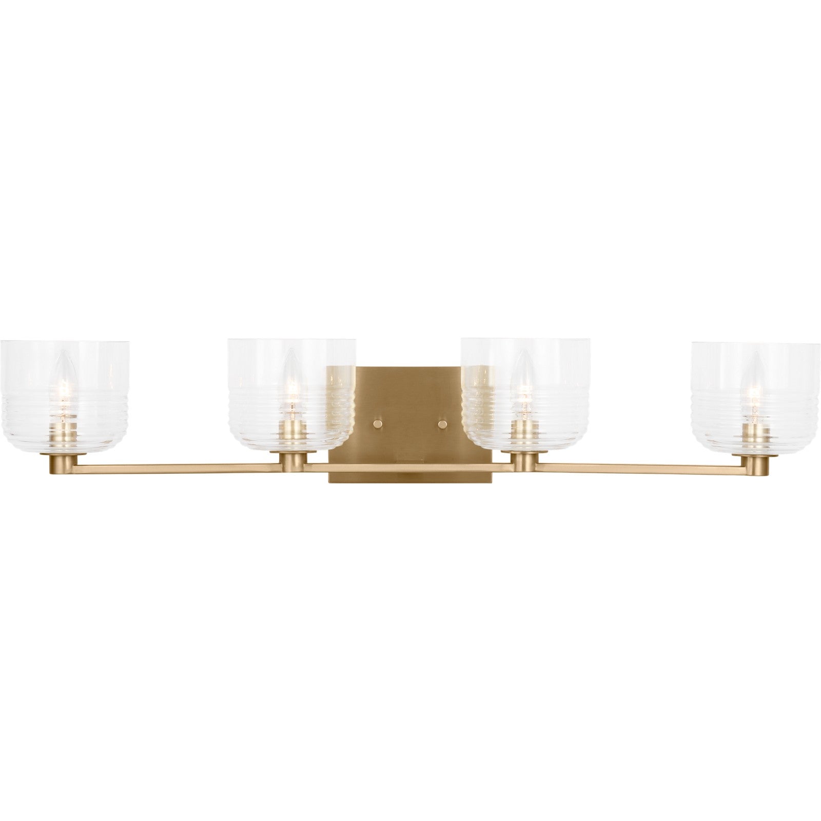 Lochdale Extra Large Vanity Brushed Nickel - Visual Comfort Wall Lights