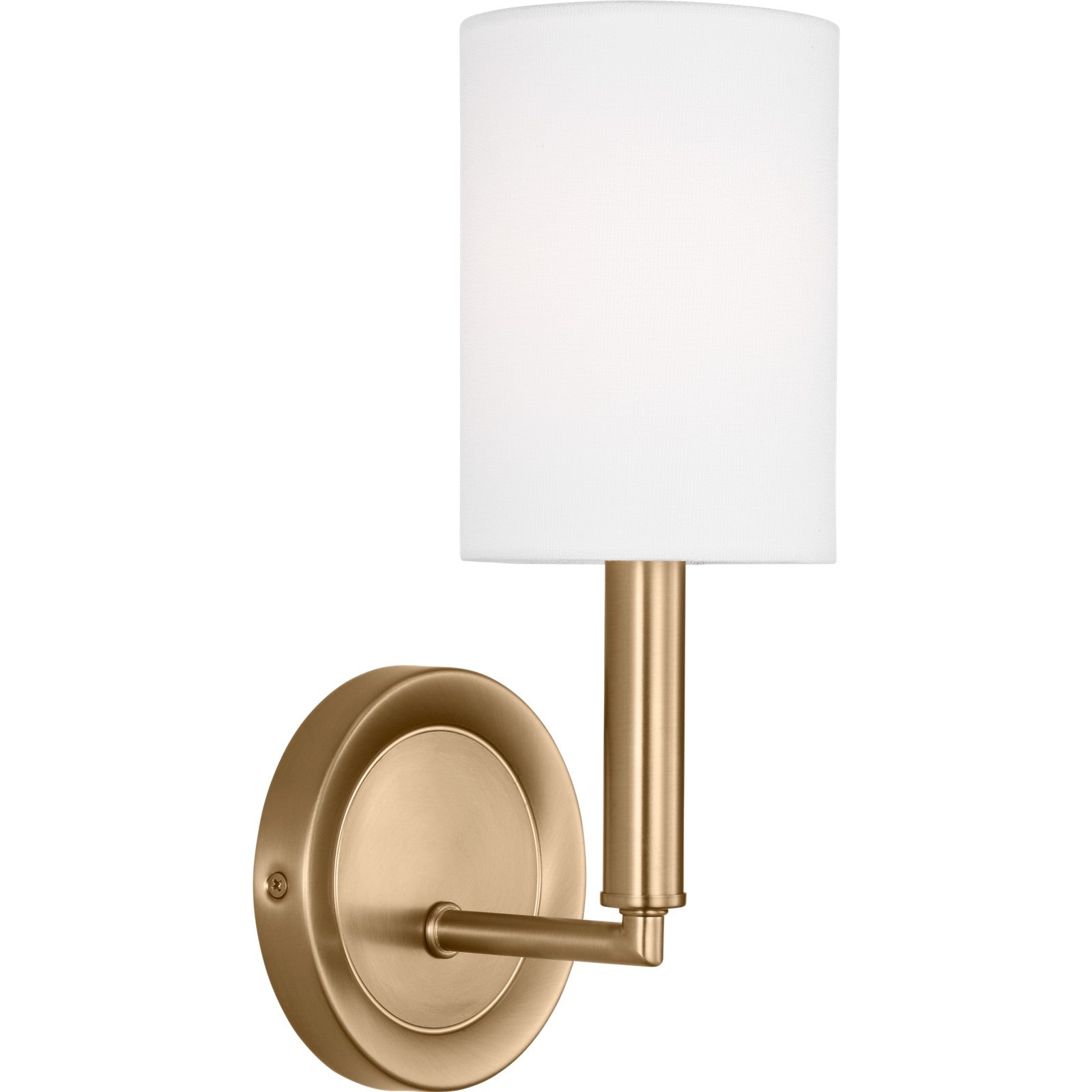 Egmont Medium Sconce Satin Brass - Visual Comfort Wall Lights