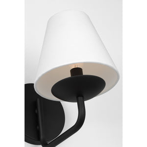 Albion Small Sconce Midnight Black - Visual Comfort Wall Lights