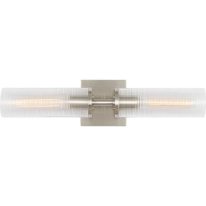 Sarita Medium Sconce Brushed Nickel - Visual Comfort Wall Lights