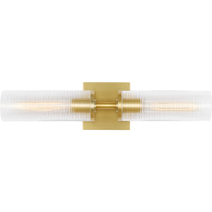 Sarita Medium Sconce Brushed Nickel - Visual Comfort Wall Lights