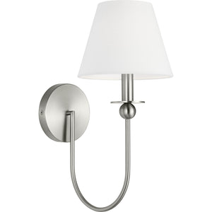 Elsay Small Sconce Brushed Nickel - Visual Comfort Wall Lights