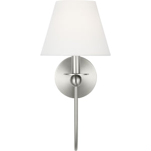 Elsay Small Sconce Brushed Nickel - Visual Comfort Wall Lights