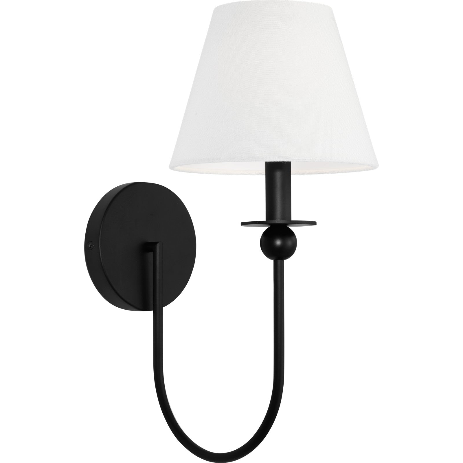 Elsay Small Sconce Brushed Nickel - Visual Comfort Wall Lights