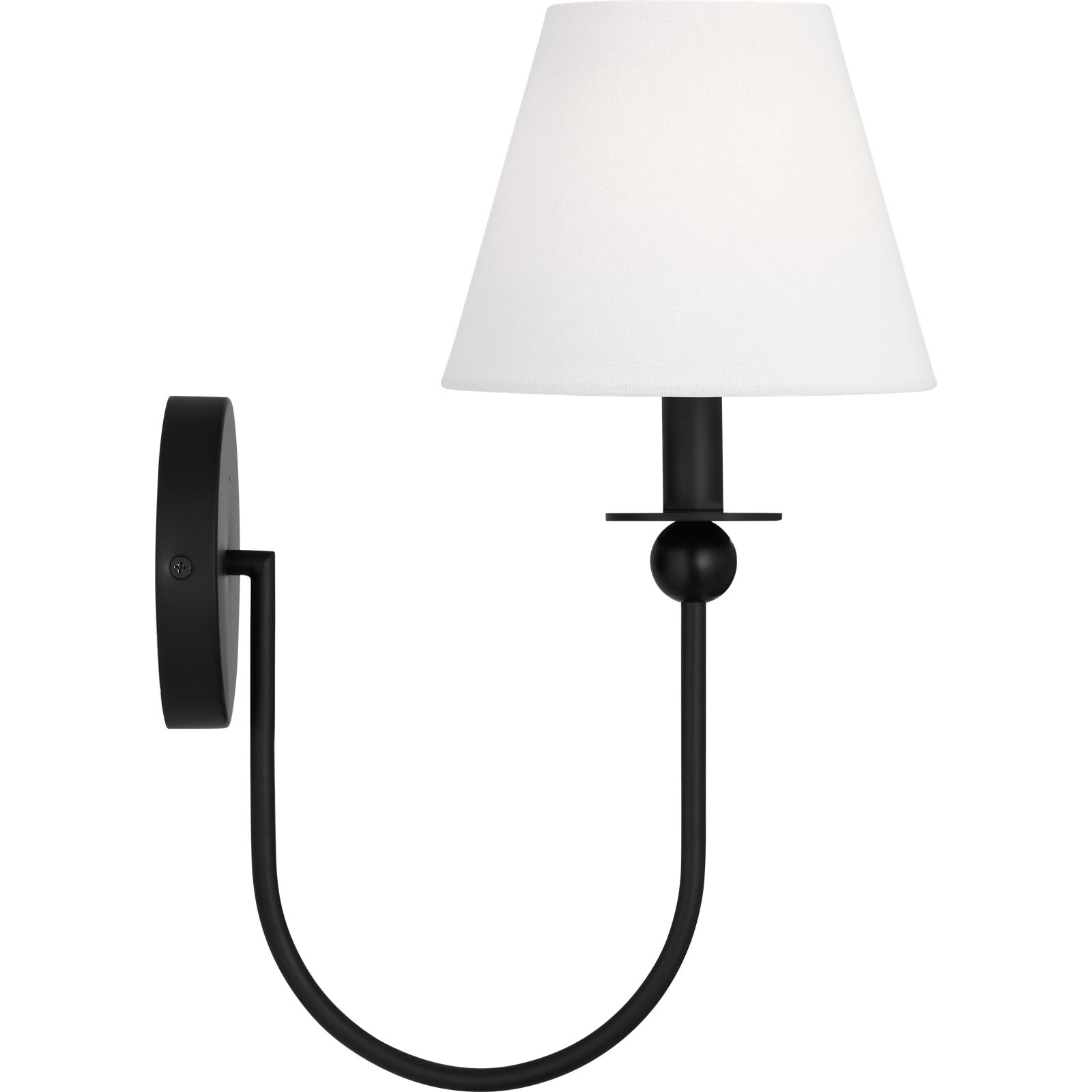 Elsay Small Sconce Brushed Nickel - Visual Comfort Wall Lights