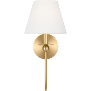 Elsay Small Sconce Brushed Nickel - Visual Comfort Wall Lights