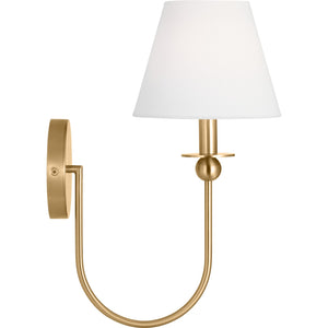 Elsay Small Sconce Brushed Nickel - Visual Comfort Wall Lights
