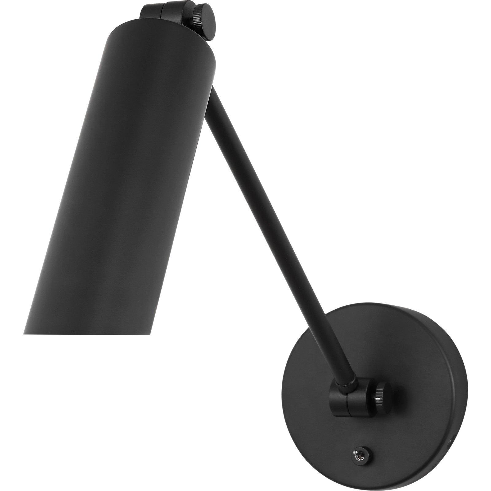 Frasar Arm Medium Sconce Brushed Nickel - Visual Comfort Wall Lights