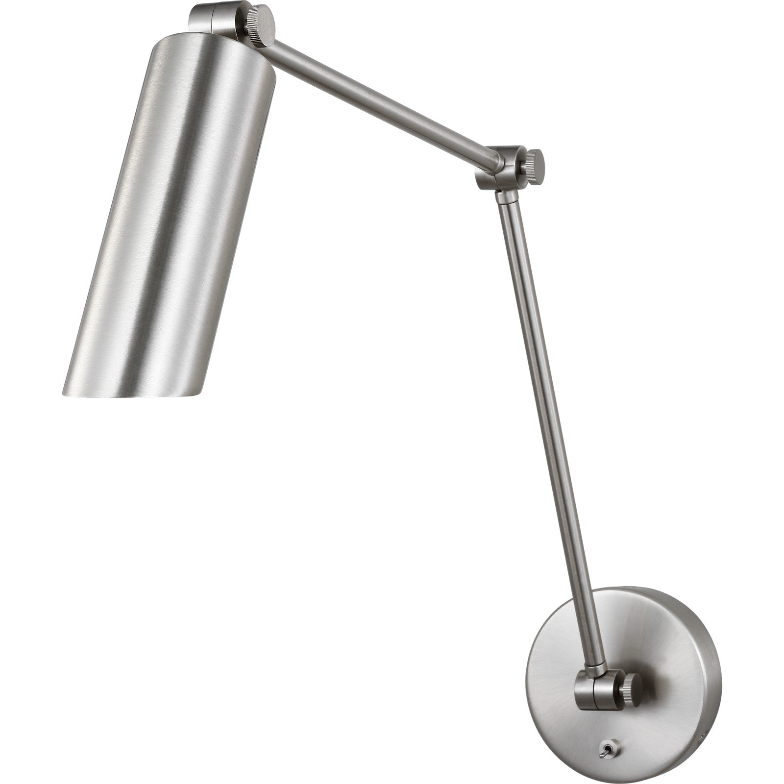 Frasar Arm Large Sconce Brushed Nickel - Visual Comfort Wall Lights