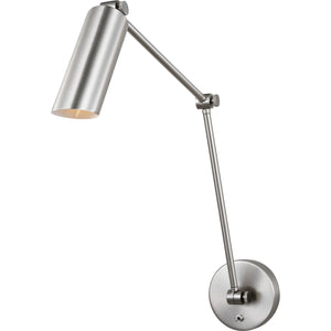 Frasar Arm Large Sconce Brushed Nickel - Visual Comfort Wall Lights