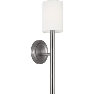 Egmont Tall Sconce Brushed Nickel - Visual Comfort Wall Lights