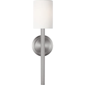 Egmont Tall Sconce Brushed Nickel - Visual Comfort Wall Lights