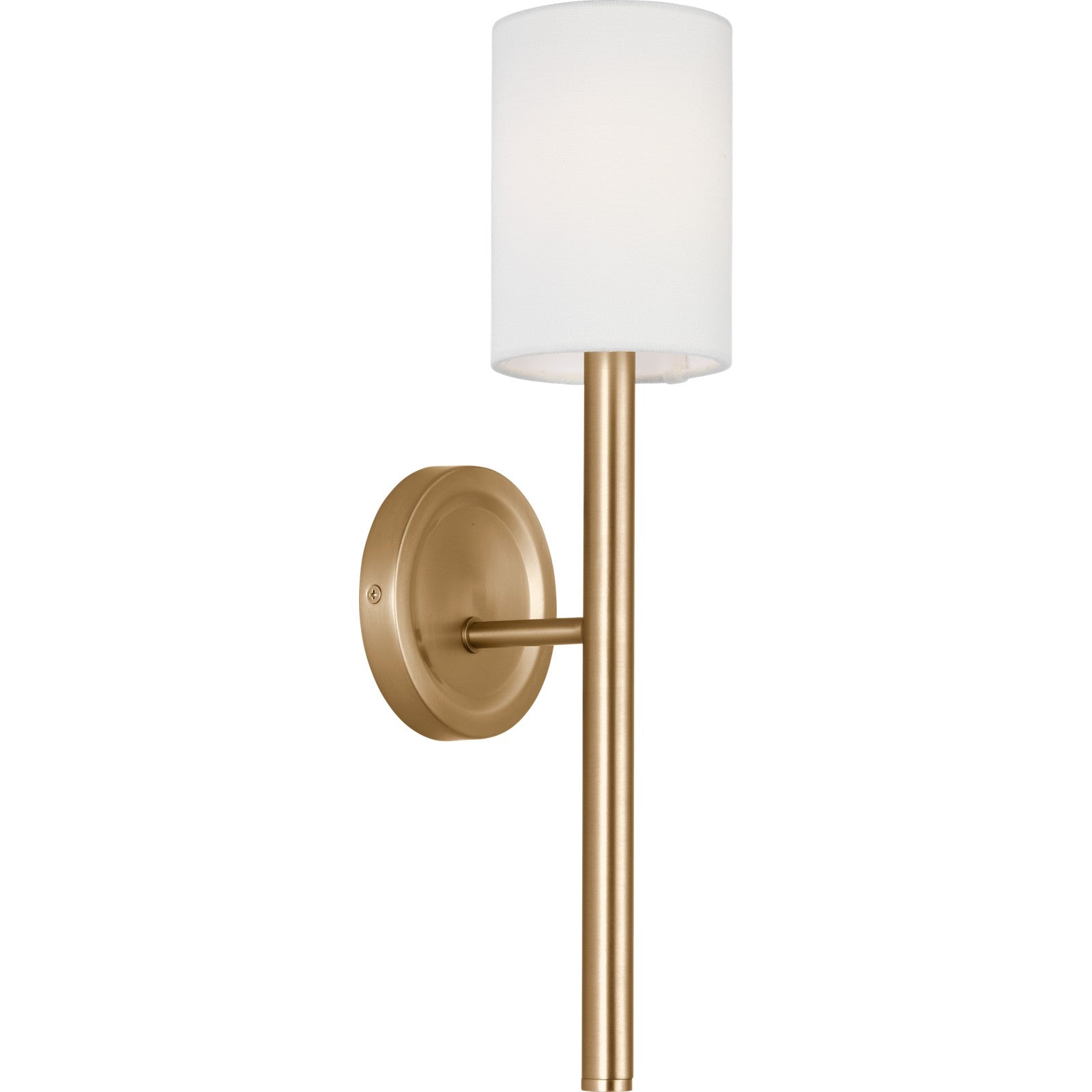 Egmont Tall Sconce Brushed Nickel - Visual Comfort Wall Lights