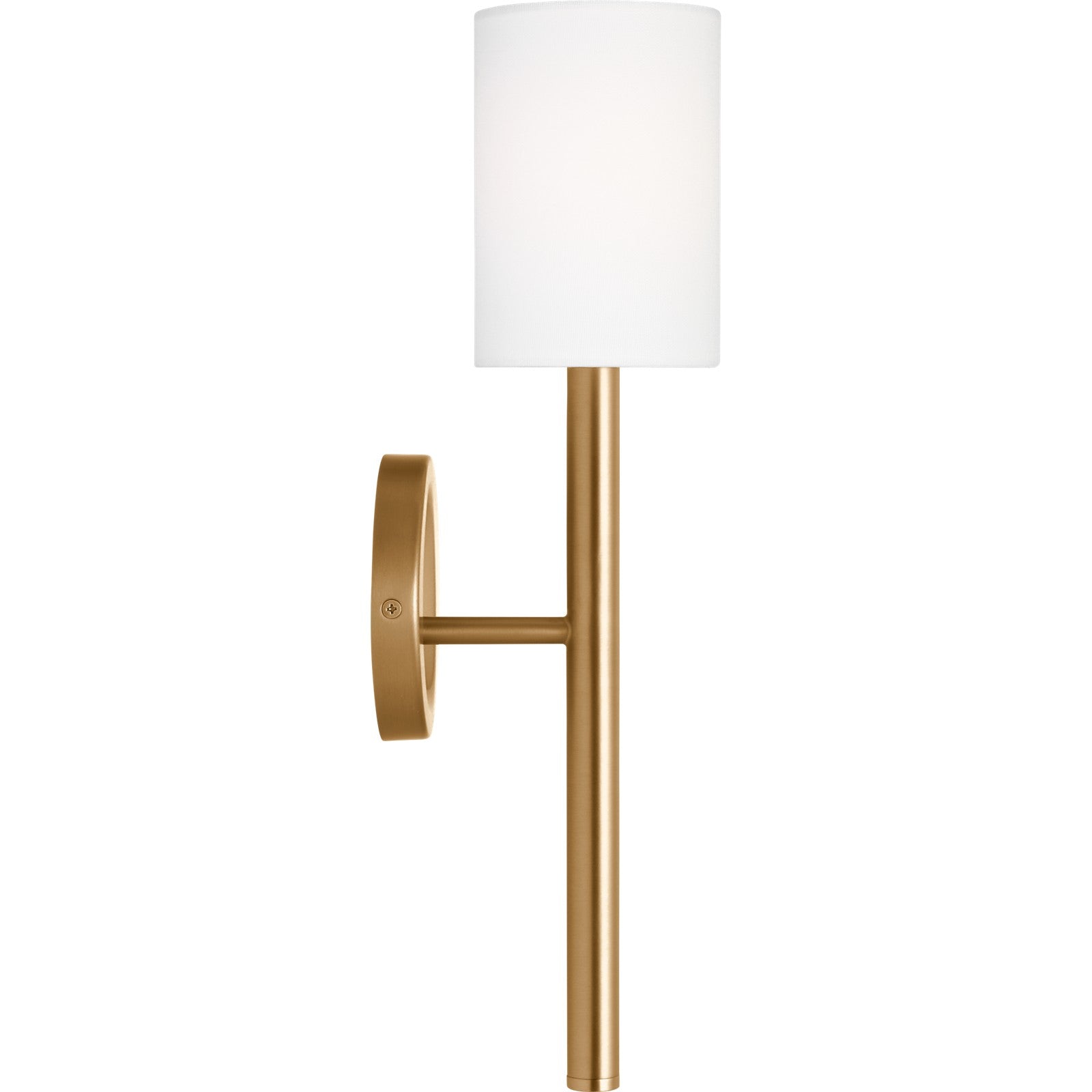 Egmont Tall Sconce Brushed Nickel - Visual Comfort Wall Lights
