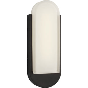Dante 14" Sconce in Textured Black - Visual Comfort Outdoor Lighting