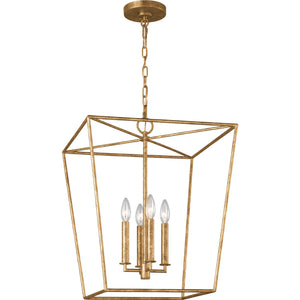 Viota Medium Lantern Aged Iron - Visual Comfort Ceiling Lights