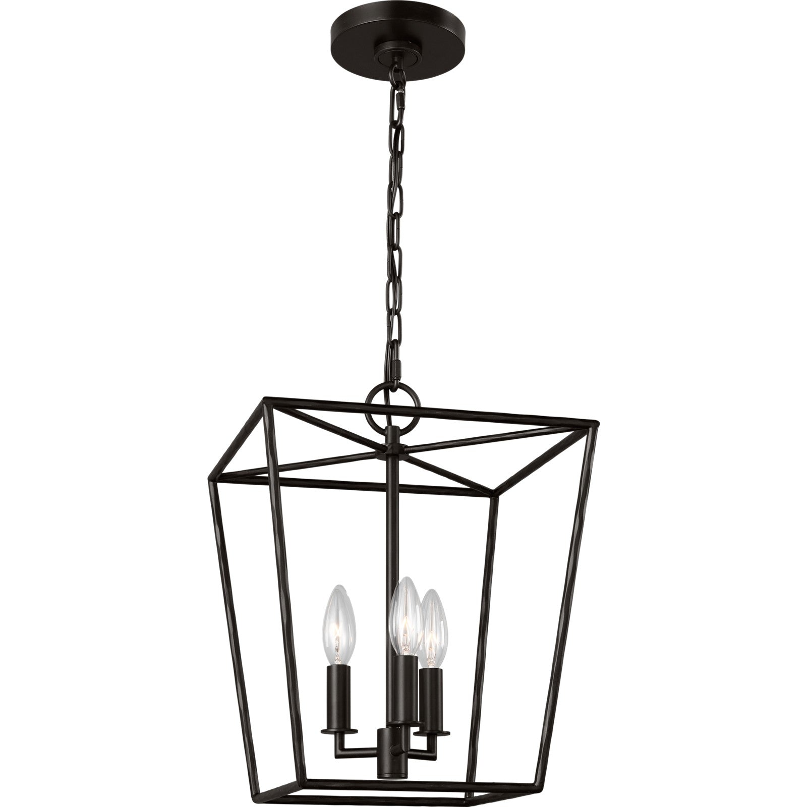 Viota Small Lantern Aged Iron - Visual Comfort Ceiling Lights