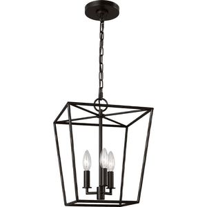 Viota Small Lantern Aged Iron - Visual Comfort Ceiling Lights