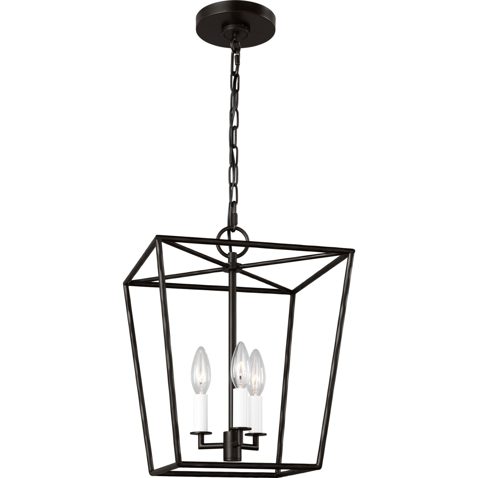 Viota Small Lantern Aged Iron - Visual Comfort Ceiling Lights