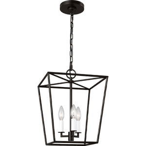 Viota Small Lantern Aged Iron - Visual Comfort Ceiling Lights