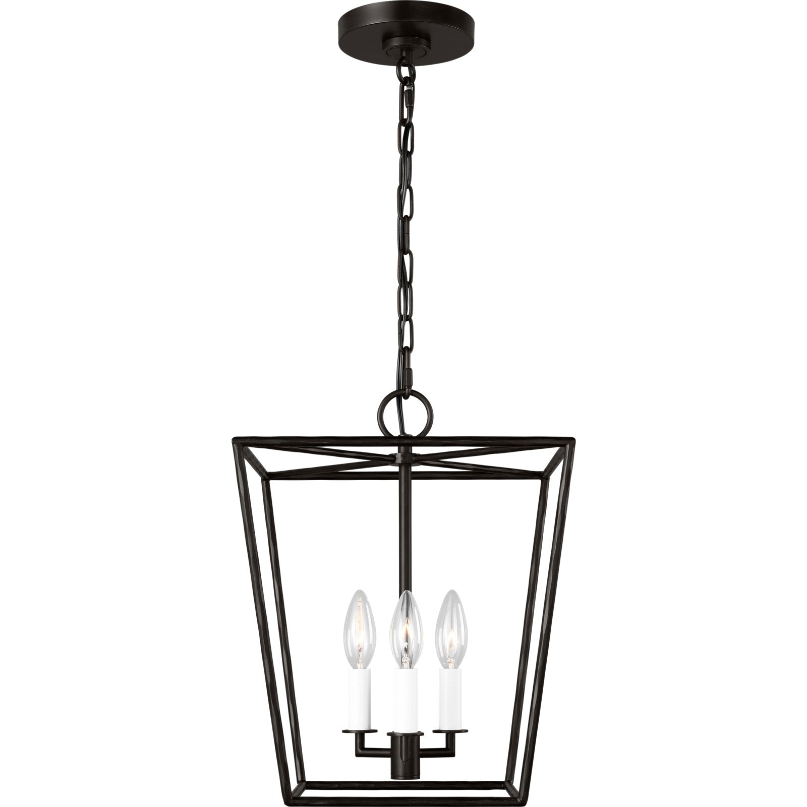 Viota Small Lantern Aged Iron - Visual Comfort Ceiling Lights