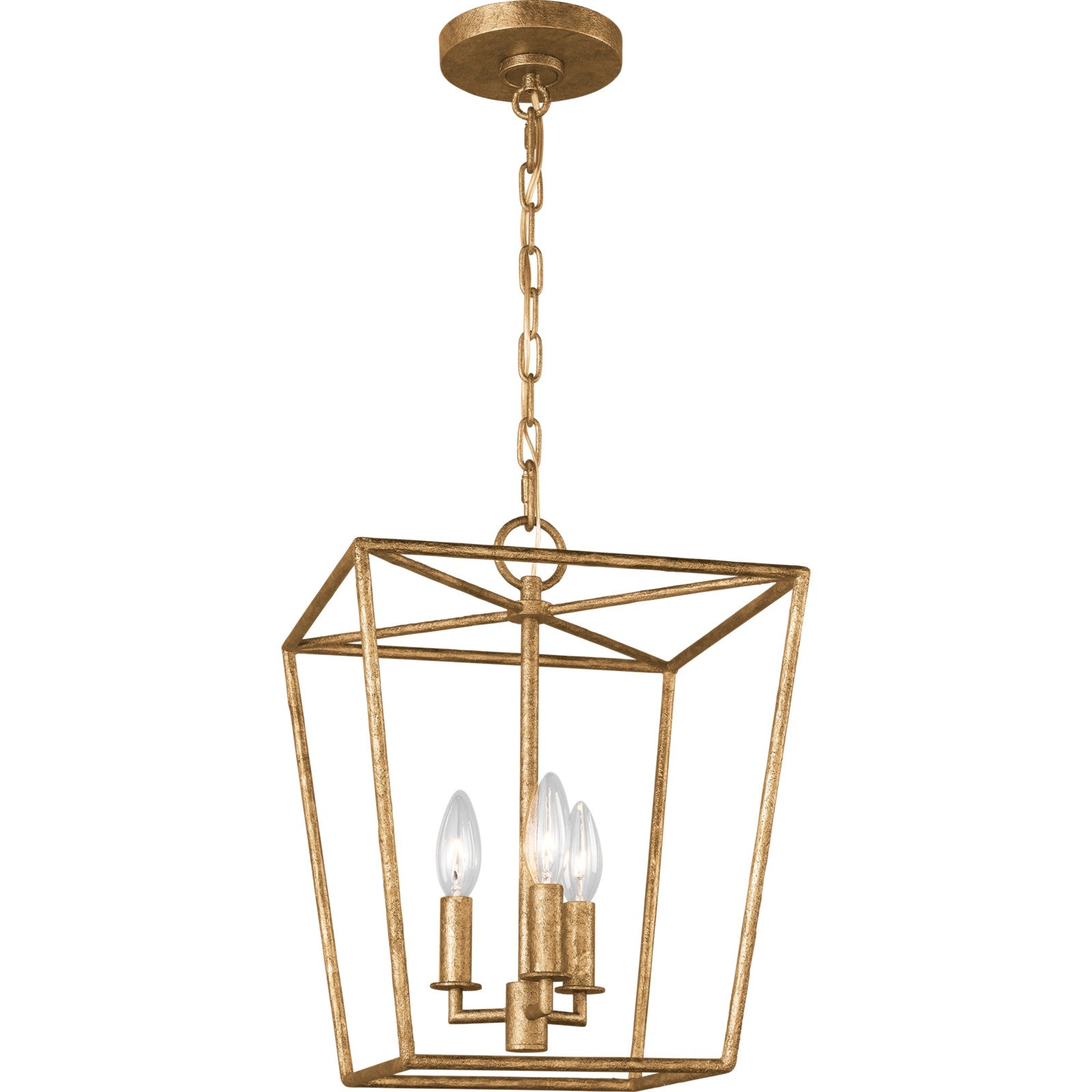 Viota Small Lantern Aged Iron - Visual Comfort Ceiling Lights