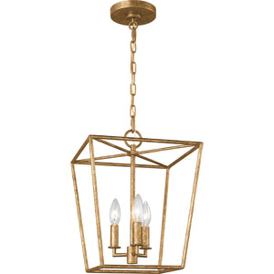 Viota Small Lantern Aged Iron - Visual Comfort Ceiling Lights