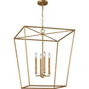 Viota Large Lantern Aged Iron - Visual Comfort Ceiling Lights