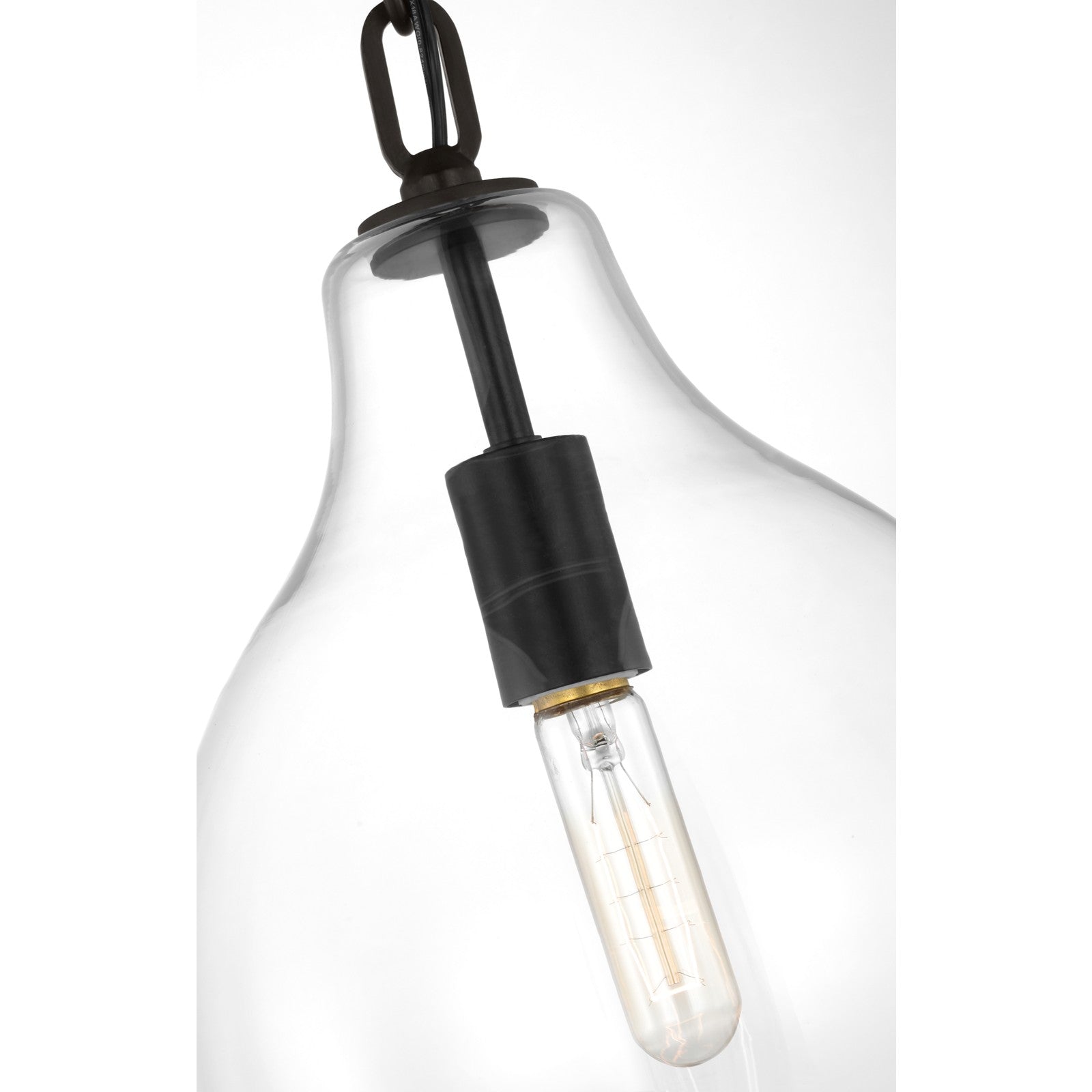 Magnus Large Pendant Aged Iron - Visual Comfort Ceiling Lights
