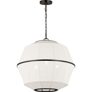 Hikari Medium Lantern Aged Iron - Visual Comfort Ceiling Lights