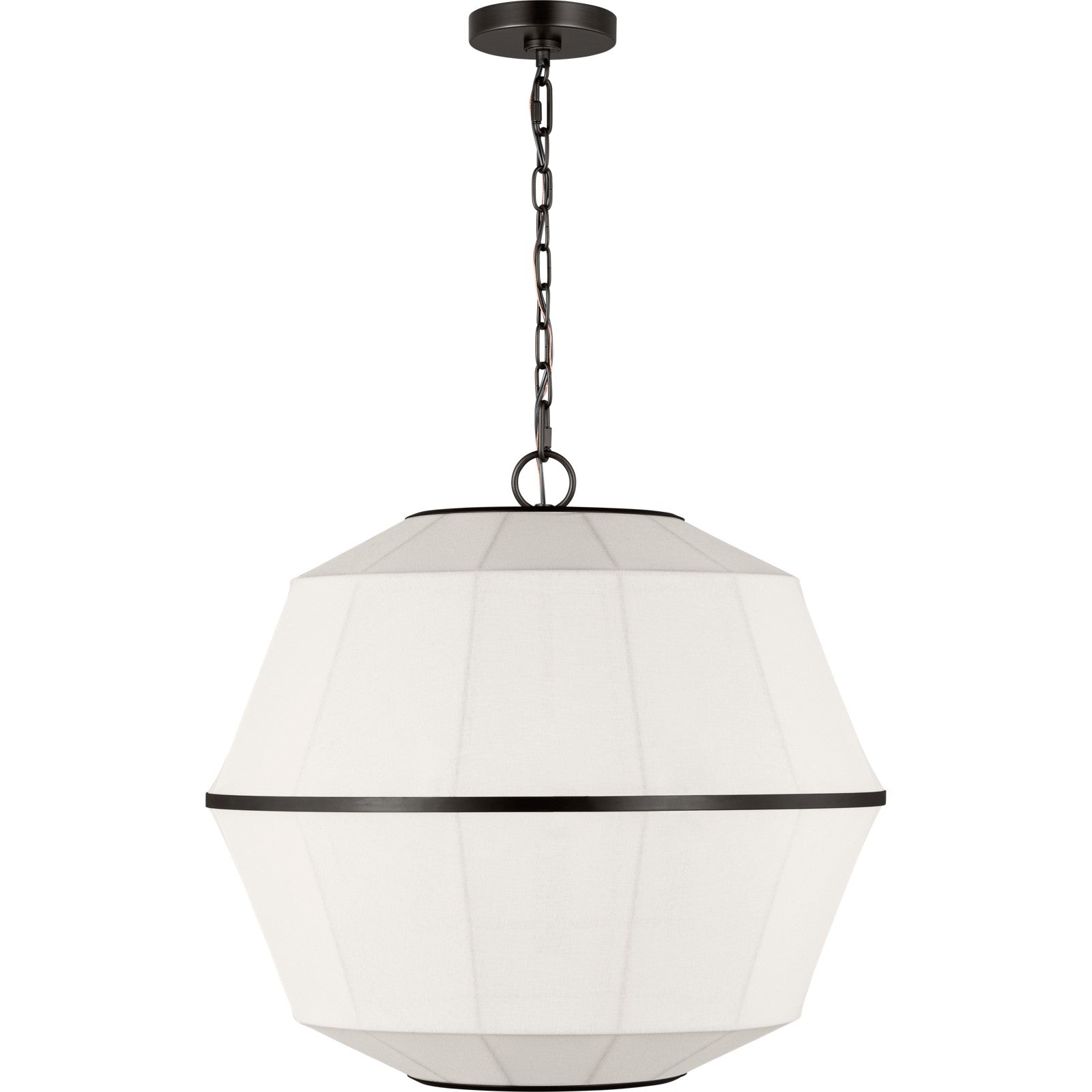 Hikari Medium Lantern Aged Iron - Visual Comfort Ceiling Lights