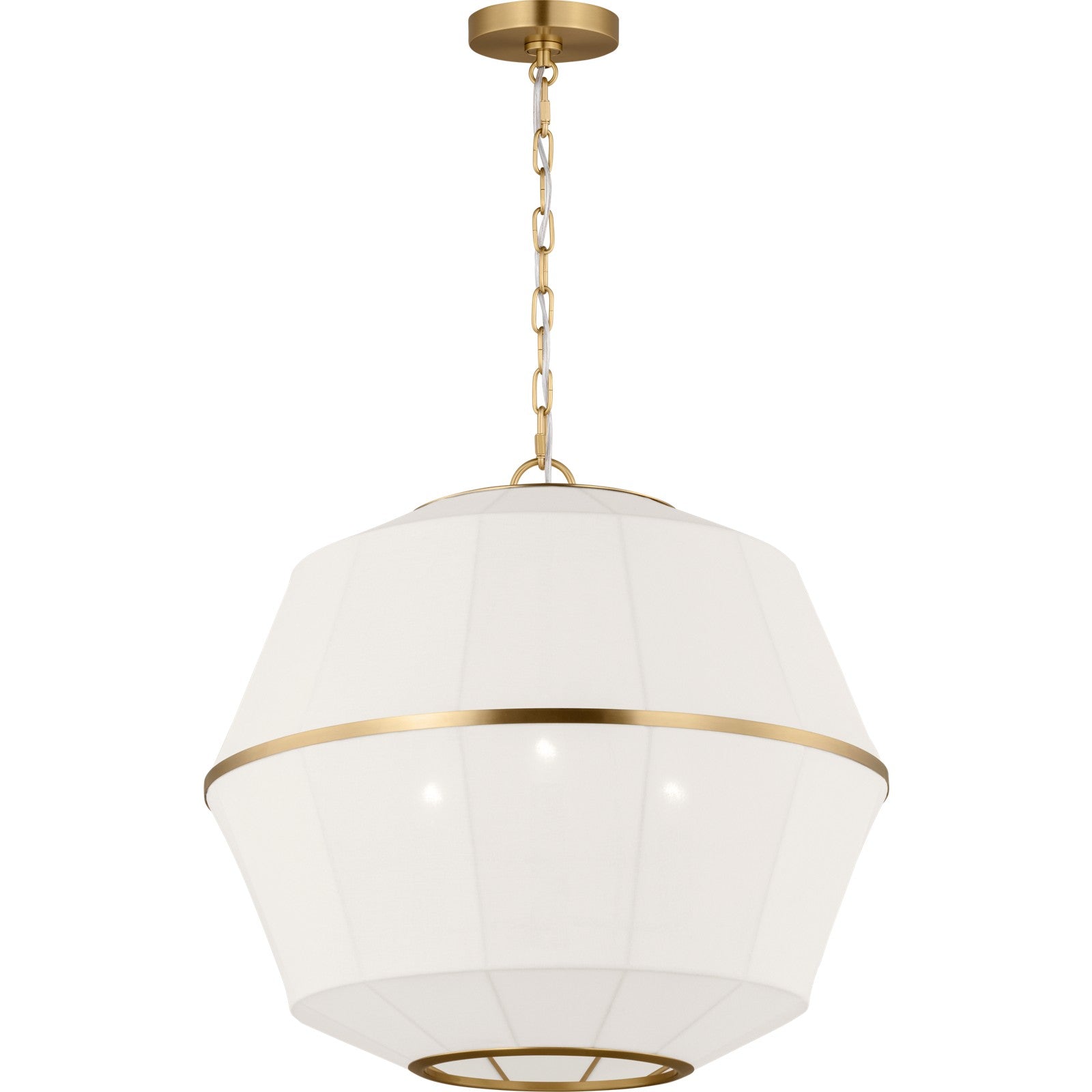 Hikari Medium Lantern Aged Iron - Visual Comfort Ceiling Lights