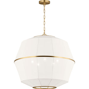 Hikari Large Chandelier Aged Iron - Visual Comfort Ceiling Lights