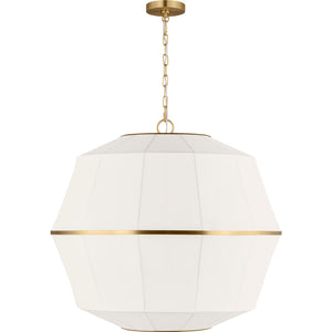 Hikari Large Chandelier Aged Iron - Visual Comfort Ceiling Lights